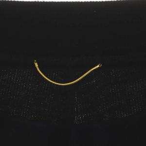 Deuxieme Classe 22AW flare rib パンツ ニットパンツ フレア スリット 黒 ブラック