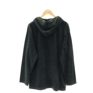 Ron Herman 23AW バイアス パイル バハ パーカー 長袖 フード付き カンガルーポケット コットン L 緑 グリーン