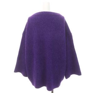 Plage ELIXIR WIDE ニット セーター ウール ワイド 長袖 紫 パープル
