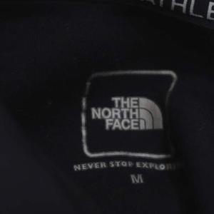 THE NORTH FACE エンボスロゴ スウェットフーディートレーナー 長袖 プルオーバー フード付き M 黒 ブラック