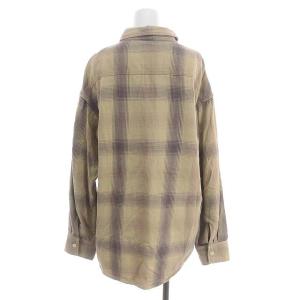 REMI RELIEF アパルトモン 別注 Check Shirt シャツ チェック 長袖 F ベージュ