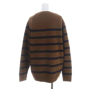 Plage les Tendre SUPER BASIC ニット セーター 長袖 プルオーバー ウール 茶 ブラウン