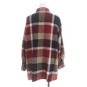 BLUE LABEL CRESTBRIDGE クレストブリッジチェックシャツ 長袖 前開き 36 マルチカラー