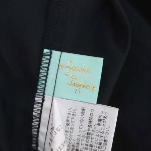 franche lippée オリーブブラウス プルオーバー 半袖 F 黒 白 ブラック ホワイト