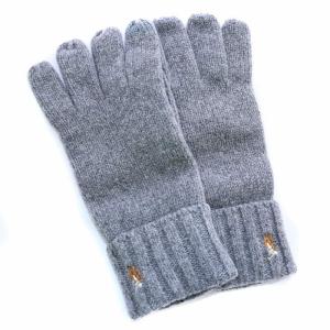 23AW Merino Wool Touch Screen Gloves 手袋 グローブ 5本指 スマートフォン対応 レザーパッチ