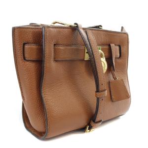 MICHAEL KORS ハミルトン ショルダーバッグ レザー レザー 茶色 ブラウン
