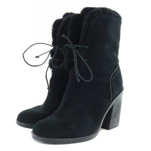 UGG australia JERENE レースアップブーツ チャンキーヒール 23.5cm 黒 ブラック 1018675