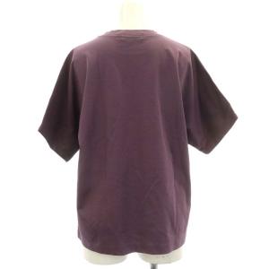 ebure × ロンハーマン RON HERMAN クルーネックTシャツ カットソー 半袖 38 紫 パープル