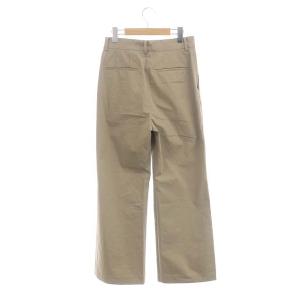EVERYDAY I LIKE 22AW Modern チノ パンツ ワイドパンツ タック 36 ベージュ