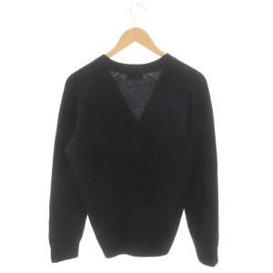 MARGARET HOWELL ウールカシミヤカーディガン ニット 長袖 Vネック M ダークグレー