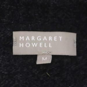 MARGARET HOWELL ウールカシミヤカーディガン ニット 長袖 Vネック M ダークグレー