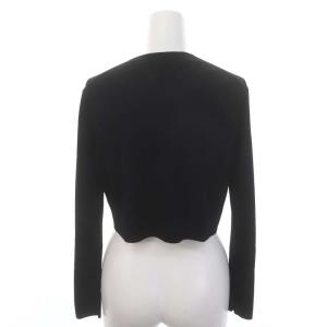TOCCA SQUARE BOLERO ボレロ カーディガン ショート丈 長袖 M 黒 ブラック
