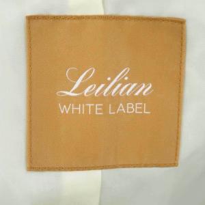 Leilian ホワイトレーベル 近年モデル フーデッドコート ウール アウター ロング 9 ミントグリーン