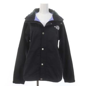 MOUNTAIN RAINTEX JACKET ジャケット パーカー フード付き ロゴ S 黒 ブラック 白 ホワイト
