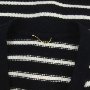 L'Appartement 22AW GOLD BUTTON V/N CARDIGAN ブラック