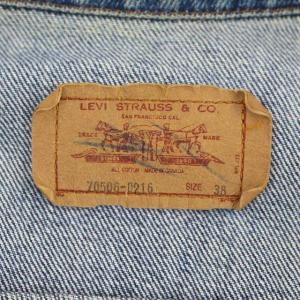 Levi's ヴィンテージデニムジャケット 38 ブルー 70506-0216