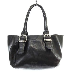 トートバッグ ハンドバッグ レザー ダークブラウン