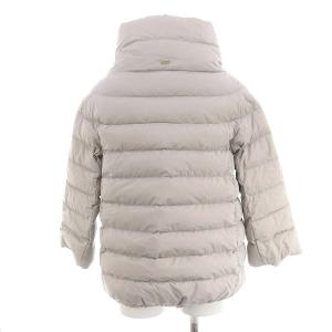 HERNO ショートスリーブダウンジャケット 38 ベージュ