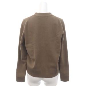 ebure Silk Cotton Knit V Neck Cardigan カーディガン ニット 長袖 Vネック シルク混 モカ