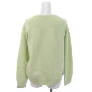ebure 22SS ハイゲージカシミアクルーネックプルオーバーニット セーター 長袖 ミントグリーン