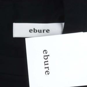 ebure 22SS ノースリーブ トップス カットソー バックファスナー 38 M 黒 ブラック