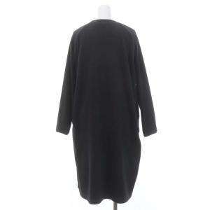 THE NORTH FACE Maternity Micro Fleece Onepiece ワンピース ミモレ ロング 長袖 ロゴ S~M 黒 ブラック