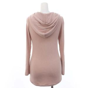 BORDERS at BALCONY RIB ZIP パーカー ニット 長袖 ジップアップ 36 ピンク