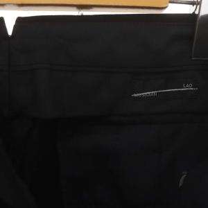 LAD MUSICIAN センタープレスパンツ ブーツカット 44 黒 ブラック