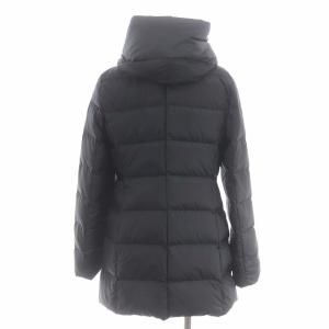 23区 vingt-trois 21AW シレータフタ ショート ダウンコート アウター フード 36 黒 ブラック