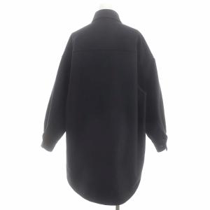 MADISONBLUE BIG CPO KN MELTON ジャケット ステンカラー ウール 00 ブラック