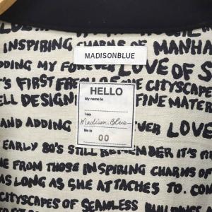 MADISONBLUE BIG CPO KN MELTON ジャケット ステンカラー ウール 00 ブラック