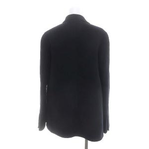 MADISONBLUE ウールショートコート アウター ミドル丈 ボタンレス 1 黒 ブラック