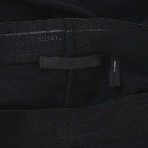 Helmut Lang DB NEEDLE RIB LEGGING スリムパンツ ストレッチパンツ S ブラック