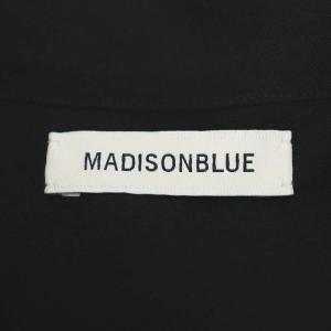 MADISONBLUE SLEEVELESS BOWTIE SHIRT C /SI VOILE ブラウス ノースリーブ ボウタイ シアー シースルー