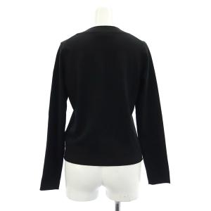 TOCCA 23AW PRESENT ニット セーター カットソー 長袖 クルーネック リボン XS 黒 ブラック