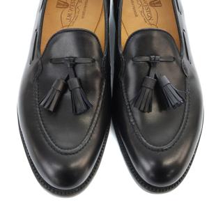 J.M.WESTON 旧ロゴ 173 タッセル ローファー レザー 6E ブラック