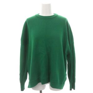 Cash Touch Box Pull-Over カシタッチボックスプルオーバーニット セーター 長袖 38 緑 グリーン