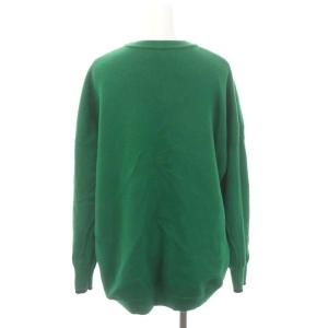 ENFOLD Cash Touch Box Pull-Over カシタッチボックスプルオーバーニット セーター 長袖 38 緑 グリーン