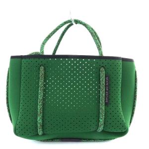 STATE OF ESCAPE ロンハーマン限定 MICROBLENDJUN トートバッグ 2way ネオプレン グリーン