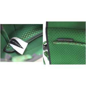STATE OF ESCAPE ロンハーマン限定 MICROBLENDJUN トートバッグ 2way ネオプレン グリーン