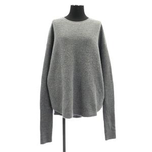 Thermal Knit ニット セーター 長袖 クルーネック オーバーサイズ グレー