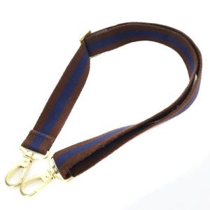 L'Appartement Border belt ショルダーストラップ ストライプ 茶色 ブラウン 紺 ネイビー