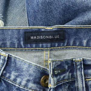 MADISONBLUE CRASHED SAROUEL PANTS DENIM 01 ブルー