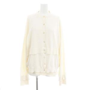 美品✨エンフォルド パターンケーブルニット 変形 アイボリー 38 ENFOLD アイボリー ニットセーター 38 美品✨エンフォルド パターン