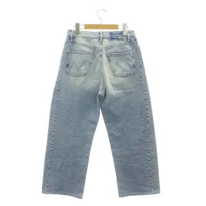 MOTHER シュぺリオール 24SS the hale-pipe ankle デニムパンツ ジーンズ ワイド バギー 27 ライトブルー