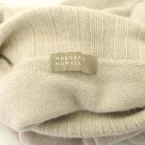 MARGARET HOWELL ニット セーター 長袖 タートルネック ウール カシミヤ 2 グレージュ