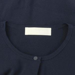 CELFORD 23AW 総針カーディガン ニット 長袖 F 紺 ネイビー