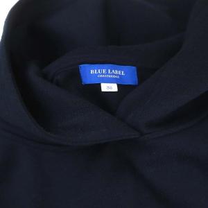 BLUE LABEL CRESTBRIDGE 23AW ハイゲージダブルエア パーカー プルオーバー 長袖 38 紺 ネイビー