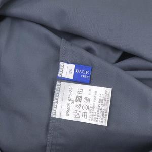 BLUE LABEL CRESTBRIDGE マイクロピーチスパンボウタイブラウス プルオーバー 長袖 リボン付き ハイネック 36 グレー