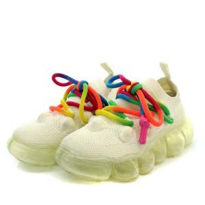 BERNHARD WILLHELM grounds JEWELRY 5 knobs rainbow trainer スニーカー プラットフォーム US8